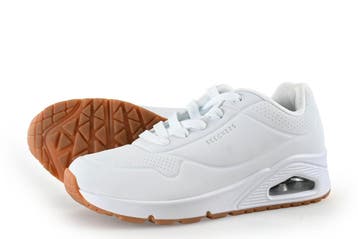 Skechers Sneakers in maat 37 Wit, Kleding | Dames, Skechers, Verzenden, Wit, Zo goed als nieuw