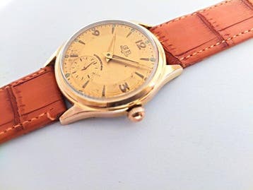 GUB Glashütte - Germany cal. 60 gold plated mens - Zonder, Nieuw