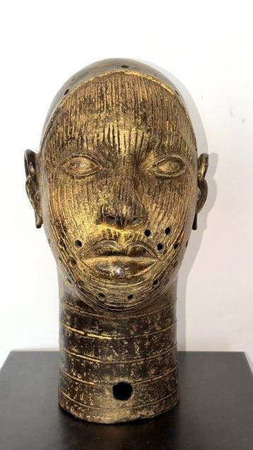 sculptuur, Sculpture, Tête Ifé Yoruba - 35 cm - - 35 cm -, Antiek en Kunst, Curiosa en Brocante