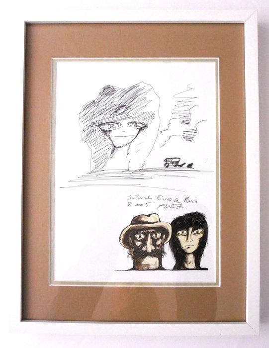 Fred (Aristidès, Fred Othon) - 1 Original drawing - Philemon, Livres, BD