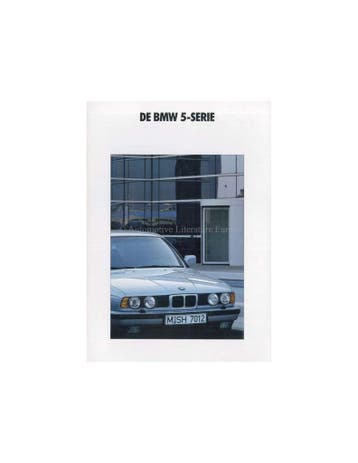 1991 BMW 5 SERIE SEDAN BROCHURE NEDERLANDS