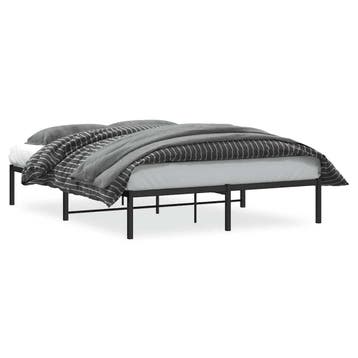 Bedframe 160x200cm | 41% korting | Retour deal!, Huis en Inrichting, Slaapkamer | Bedden, Verzenden, Zwart, Tweepersoons, Zo goed als nieuw