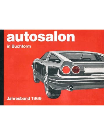 1969 AUTOSALON IN BUCHFORM, Nieuw