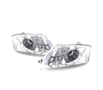 PHARES AUDI TT 98-05 FEUX DE JOUR À LED FOND CHROME, Verzenden