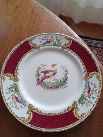 Myott Staffordshire - Bord (5) - Chelsea Bird - Aardewerk