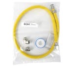 Scanpart gasslang 120cm RVS (stug), Verzenden, Zo goed als nieuw