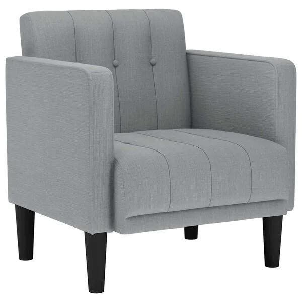 Fauteuil Lichtgrijs: 51% korting! Retour deal, Maison & Meubles, Fauteuils, Envoi