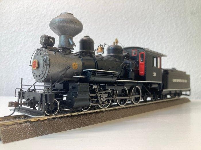 Bachmann, Spectrum On30 - 28657 - Stoomlocomotief met tender, Hobby en Vrije tijd, Modeltreinen | Overige schalen