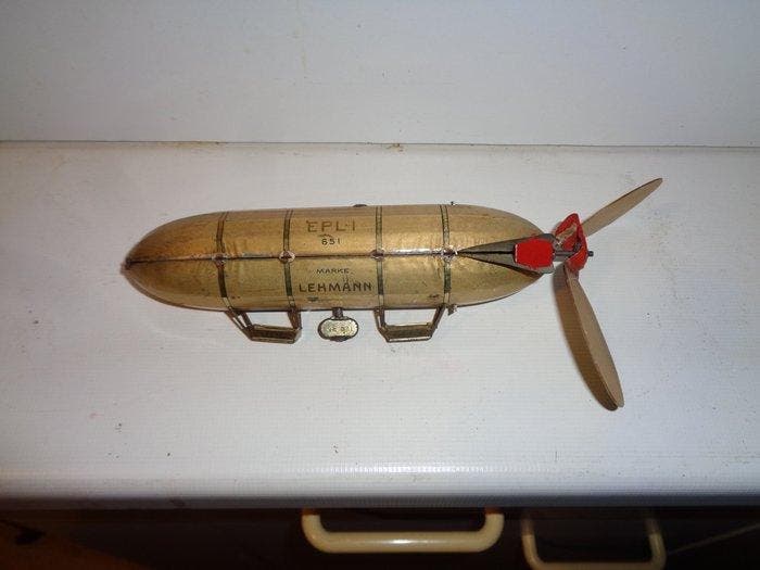 Lehmann - Zeppelin 651 - Opwindbaar blikken speelgoed -, Antiquités & Art, Antiquités | Jouets