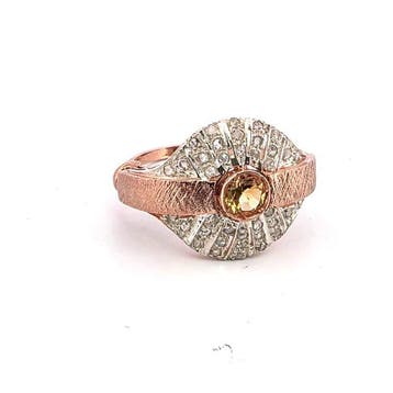 Sans prix de réserve - Bague - 9 carats Or rose, Argent, Bijoux, Sacs & Beauté, Bagues