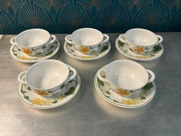 Villeroy & Boch - Ensemble de bols à soupe (5) - Geranium -