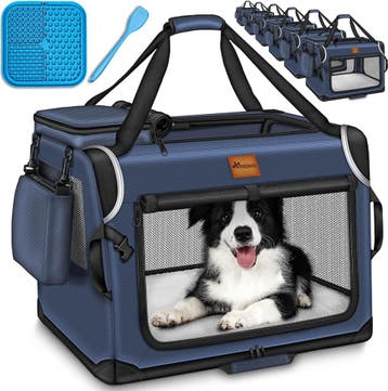 Reisbench hond - Draagtas hond - Transportbox - 61x42x42 cm, Verzenden, Nieuw