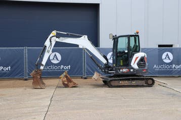 Veiling: Rupsgraafmachine Bobcat E50Z Diesel 31kW 2021, Ophalen