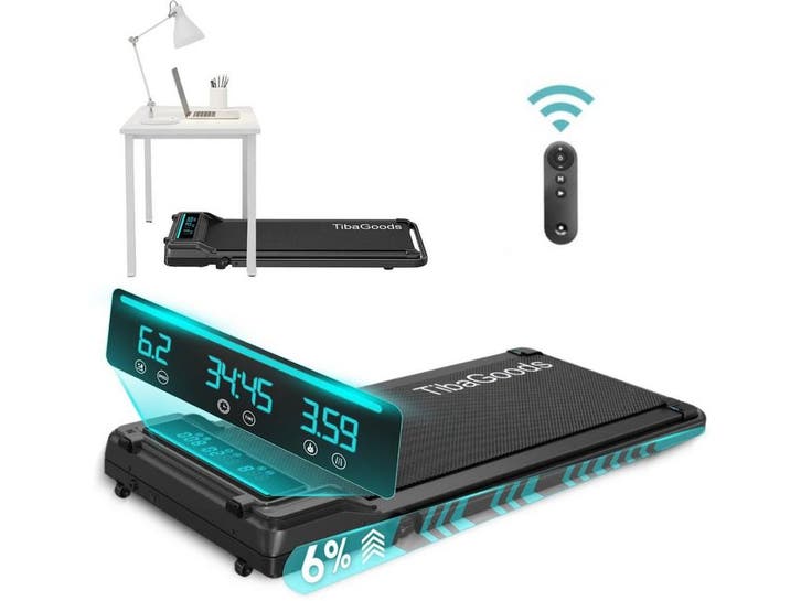 TibaGoods Loopband - Elektrisch - Snelheid 1 t/m 6 km/h -, Sports & Fitness, Appareils de fitness, Envoi