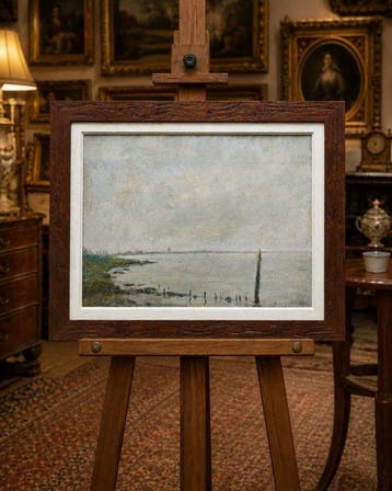 Attribué à Jan De Clerck (1881-1962) - Paysage côtier sous