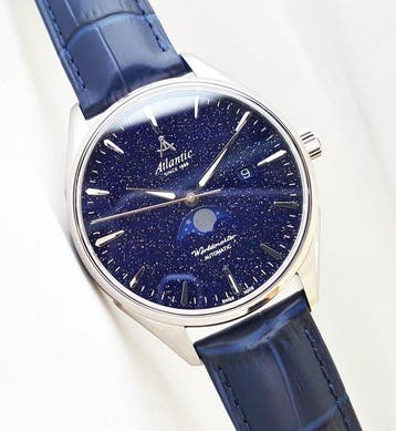 Atlantic - NIGHTSKY - Moonphase - Swiss Automatic -