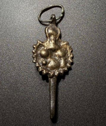 Renaissance Koper Interessante hanger/riemsluiting met een
