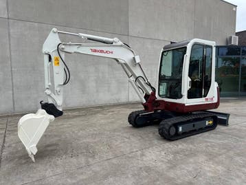 Veiling: Midigraafmachine Takeuchi TB135 Diesel 2012, Ophalen