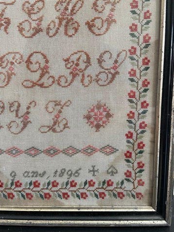 Het abécédaire van Marie Vincent, 9 jaar oud. - Linnen,