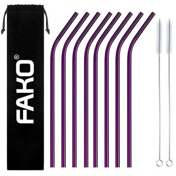 Fako Bijoux - RVS Rietjes - 8 Stuks - Gebogen - 21 cm - 2, Verzenden, Nieuw