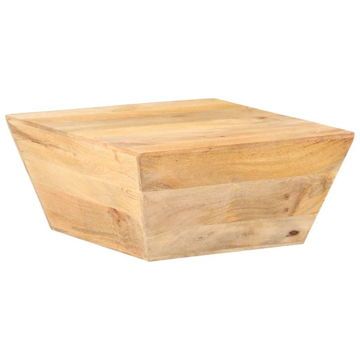 vidaXL Salontafel V-vormig 66x66x30 cm massief mangohout, Huis en Inrichting, Tafels | Salontafels, Nieuw, Verzenden