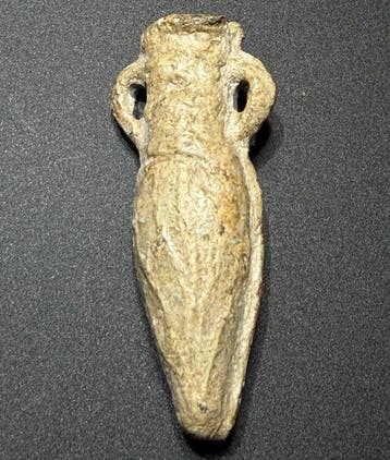 Oud-Grieks, Hellenistisch Lood Votieve amulet-hanger in de