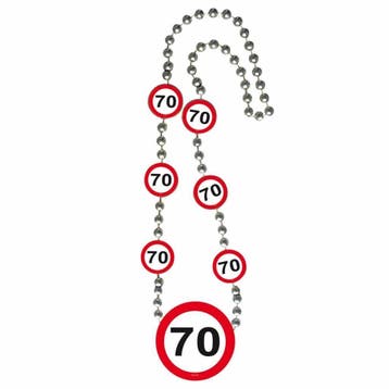 Ketting 70 Jaar Verkeersbord, Verzenden, Nieuw