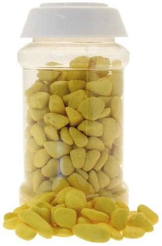 Decoratiesteentjes Geel Pebble 8-12 mm 500 gram