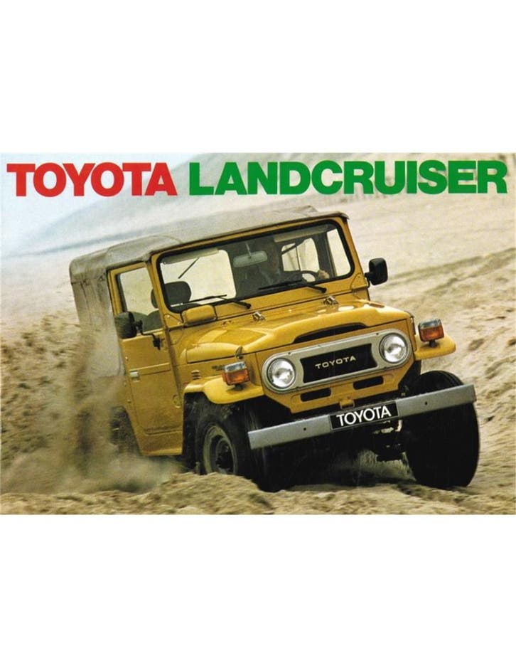 1978 TOYOTA LAND CRUISER BROCHURE NEDERLANDS, Boeken, Auto's | Folders en Tijdschriften