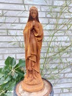 Statue, heavy metal statue of Saint Mary the virgin - 39 cm, Antiquités & Art
