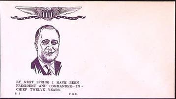 Amerikaanse envelop WWII (lijst optie), Verzenden
