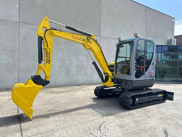 Veiling: Midigraafmachine Wacker Neuson 50Z3 Diesel 2016, Zakelijke goederen, Machines en Bouw | Kranen en Graafmachines, Ophalen