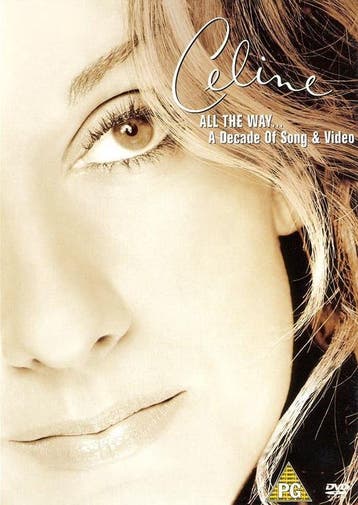 Celine Dion - All The Way - A Decade Of Song & Video DVD, Verzenden