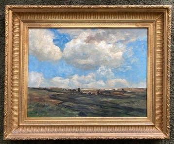 Frans Smitssaert(1862-1944) - Nettenboetsers in de duinen