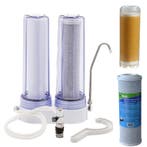 Camper Waterfilter Set Voor Veilig en Kalkvrij Drinkwater, Verzenden