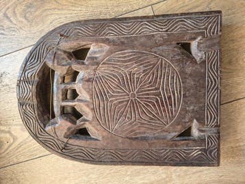 artiste africain - Paneel - Hout - Bestemming, wijsheid