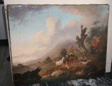 Britse school (XIX) - Off to the Market, Antiek en Kunst