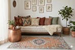 Boheemse vintage - Vloerkleed - 205 cm - 110 cm - met, Huis en Inrichting, Stoffering | Tapijten en Vloerkleden, Nieuw