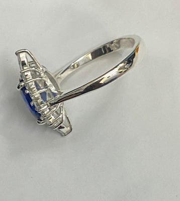 Sans prix de réserve - Bague de fiançailles Argent - 3.31ct., Handtassen en Accessoires, Antieke sieraden
