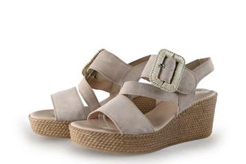 Gabor Sandalen in maat 38 Beige, Verzenden, Beige, Gabor, Sandalen of Muiltjes