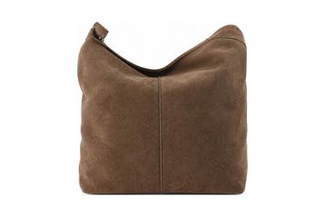 Manfield Schoudertas Bruin, Handtassen en Accessoires, Verzenden, Zo goed als nieuw, Bruin