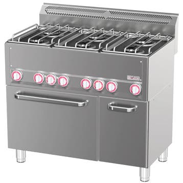 Fornuis + Heteluchtoven | COOKING LINE 600 | Gas/Elektrisch, Verzenden, Nieuw in verpakking
