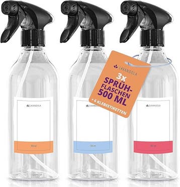2dekans | 3 x spuitfles 500 ml met etiketten - gelijkmatig, Tuin en Terras, Ophalen of Verzenden, Nieuw