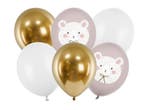 Balloons Ijsbeer Mix 30cm 6st, Verzenden