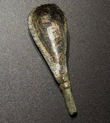 Oud-Romeins Brons Medisch instrument – lepel met een