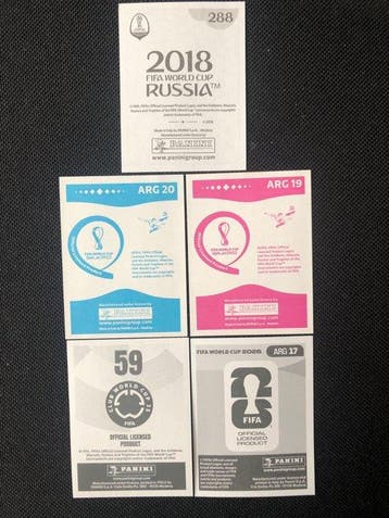Panini World Cup Lionel Messi - 5 Sticker - Presque parfait, Nieuw