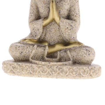 Mini Boeddha Beeld - Decor Miniatuur Ornament Zandsteen, Verzenden, Nieuw