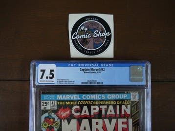 Captain Marvel (1968 1st Series) #42 CGC 7.5 #42 - 1 Graded, Nieuw