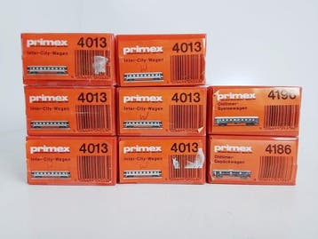 Märklin, Primex H0 - 4013/4186/4196 - Modeltrein (8) - 6 x