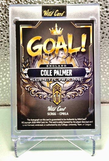 Wild card True 1/1 Cole Palmer Gesigneerde kaart, Enige